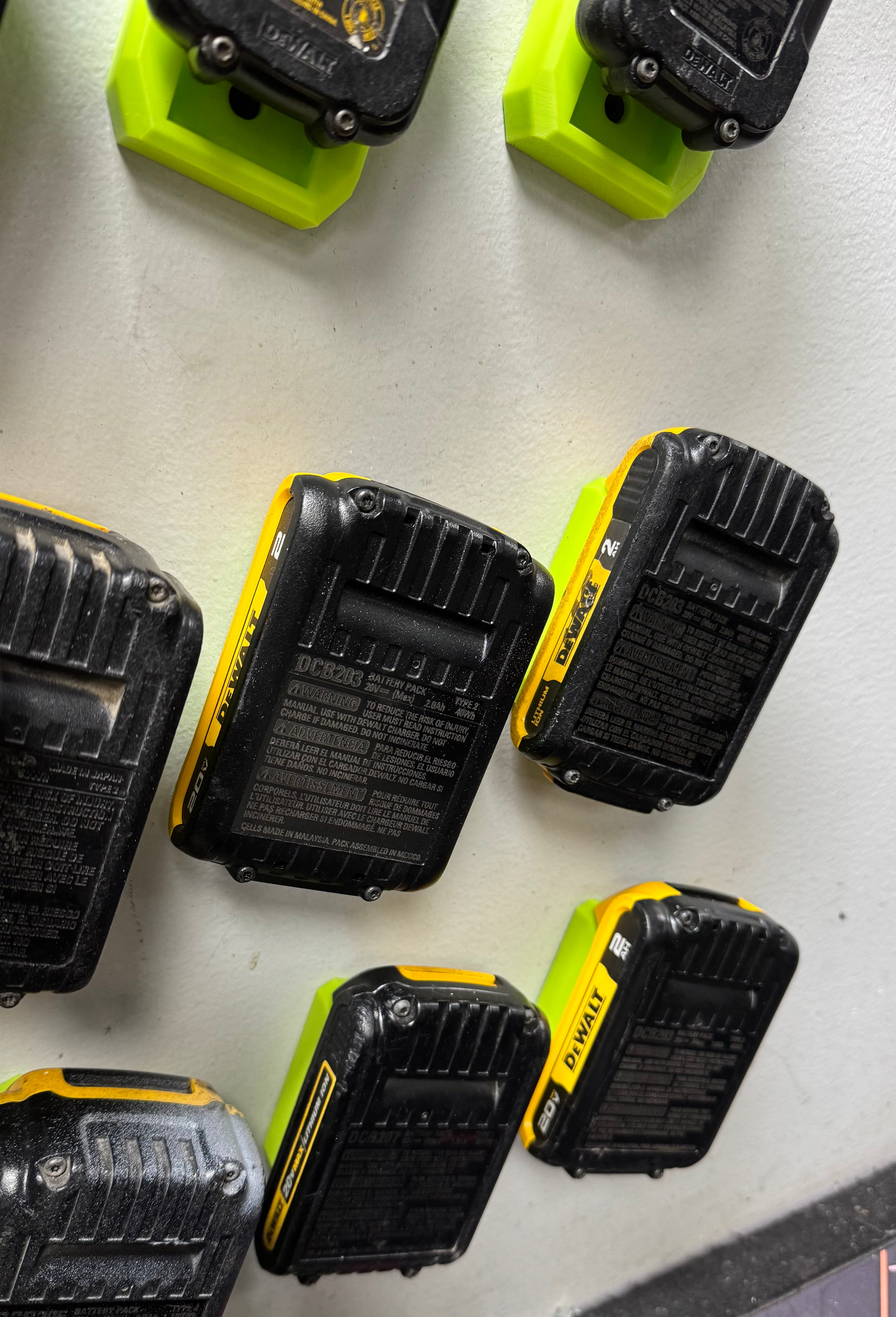 Wall Mount Battery Holder (3D Printed)