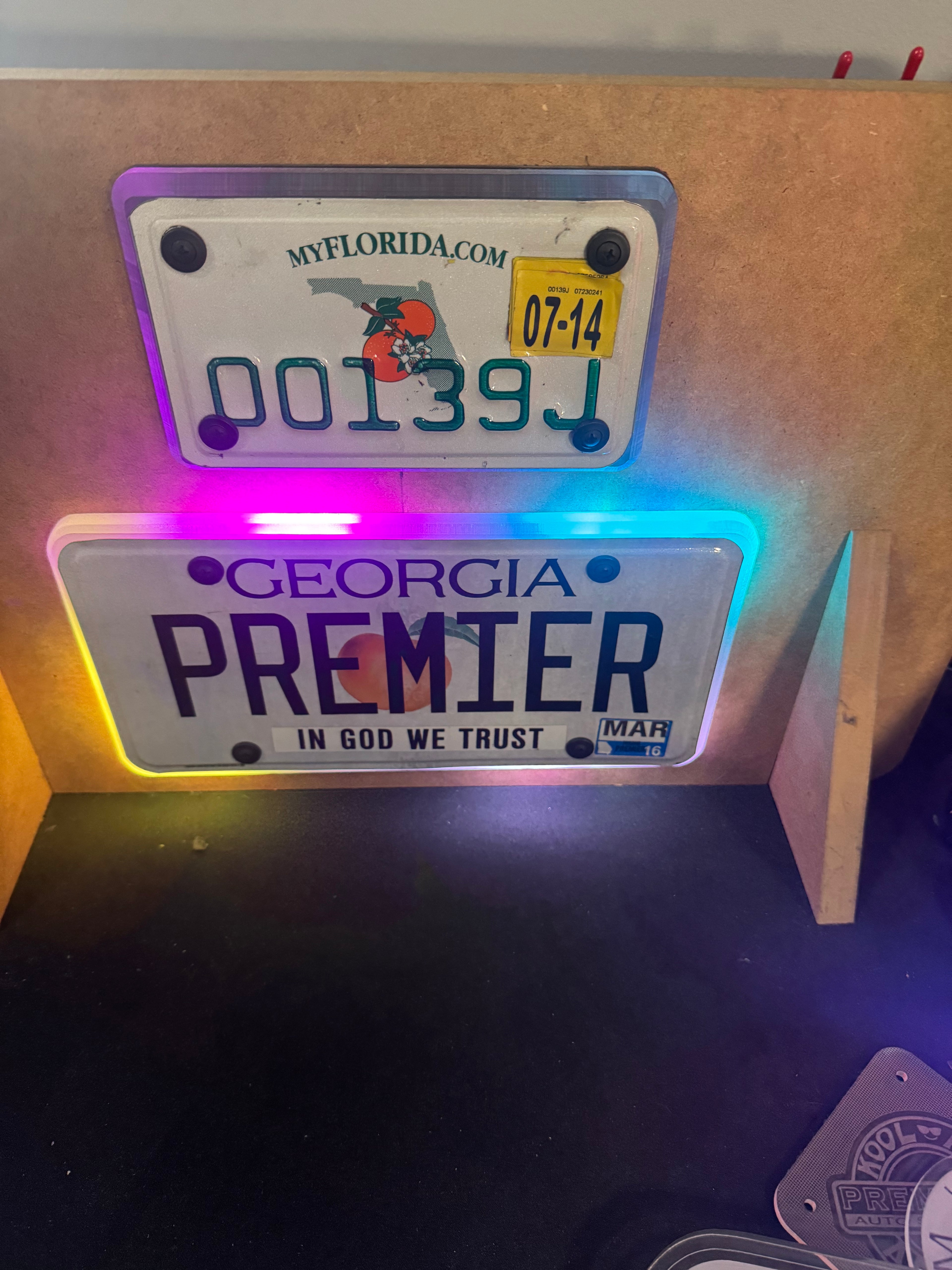 RGB License Plate