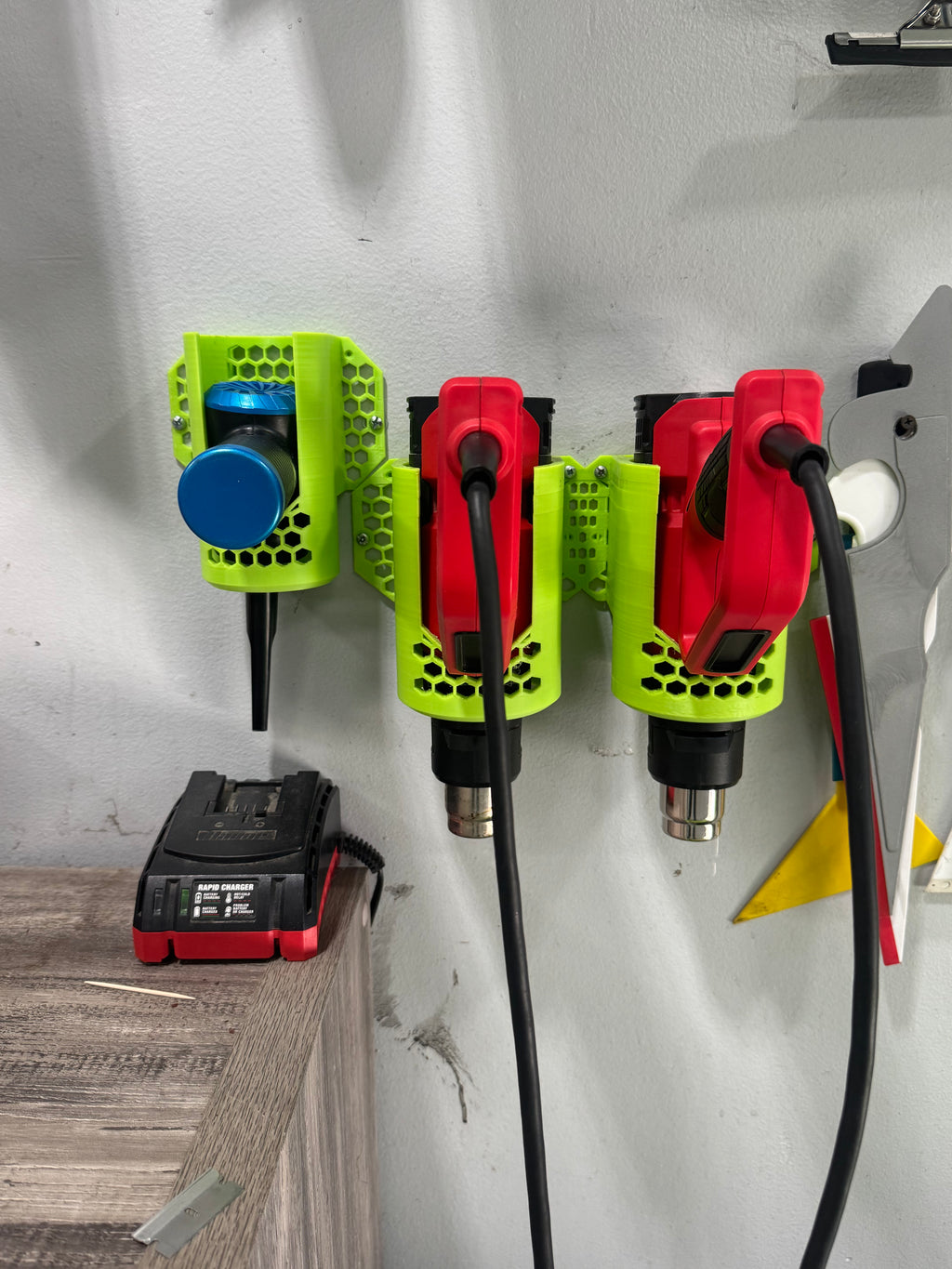 3D Printed Heat Gun Holder Wall Mount